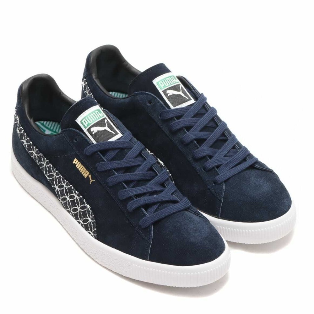 Puma Suede Vintage Sneaker Shashiko Mij Intense Blue 21-FA-I Men 9 Celeb Style - Picture 13 of 13